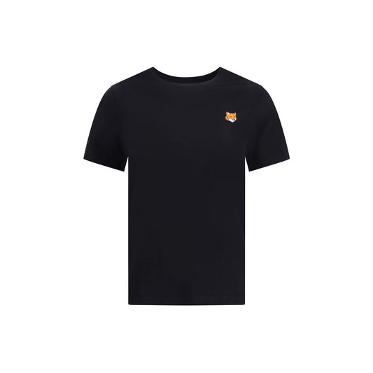 Maison Kitsuné Black Cotton T-Shirt Maison Kitsuné