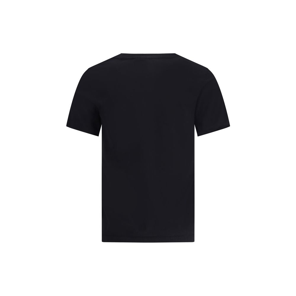 Maison Kitsuné Black Cotton T-Shirt Maison Kitsuné
