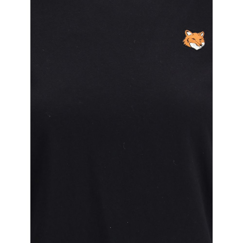 Maison Kitsuné Black Cotton T-Shirt Maison Kitsuné
