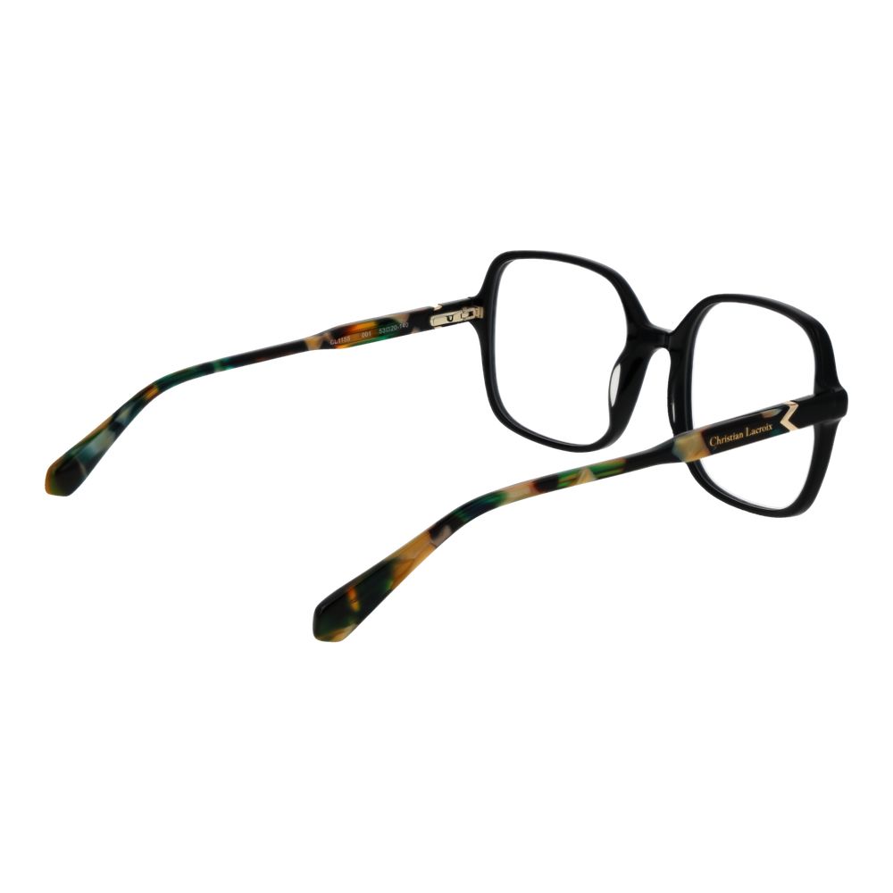 Christian Lacroix Black Acetate Glasses Frames Christian Lacroix