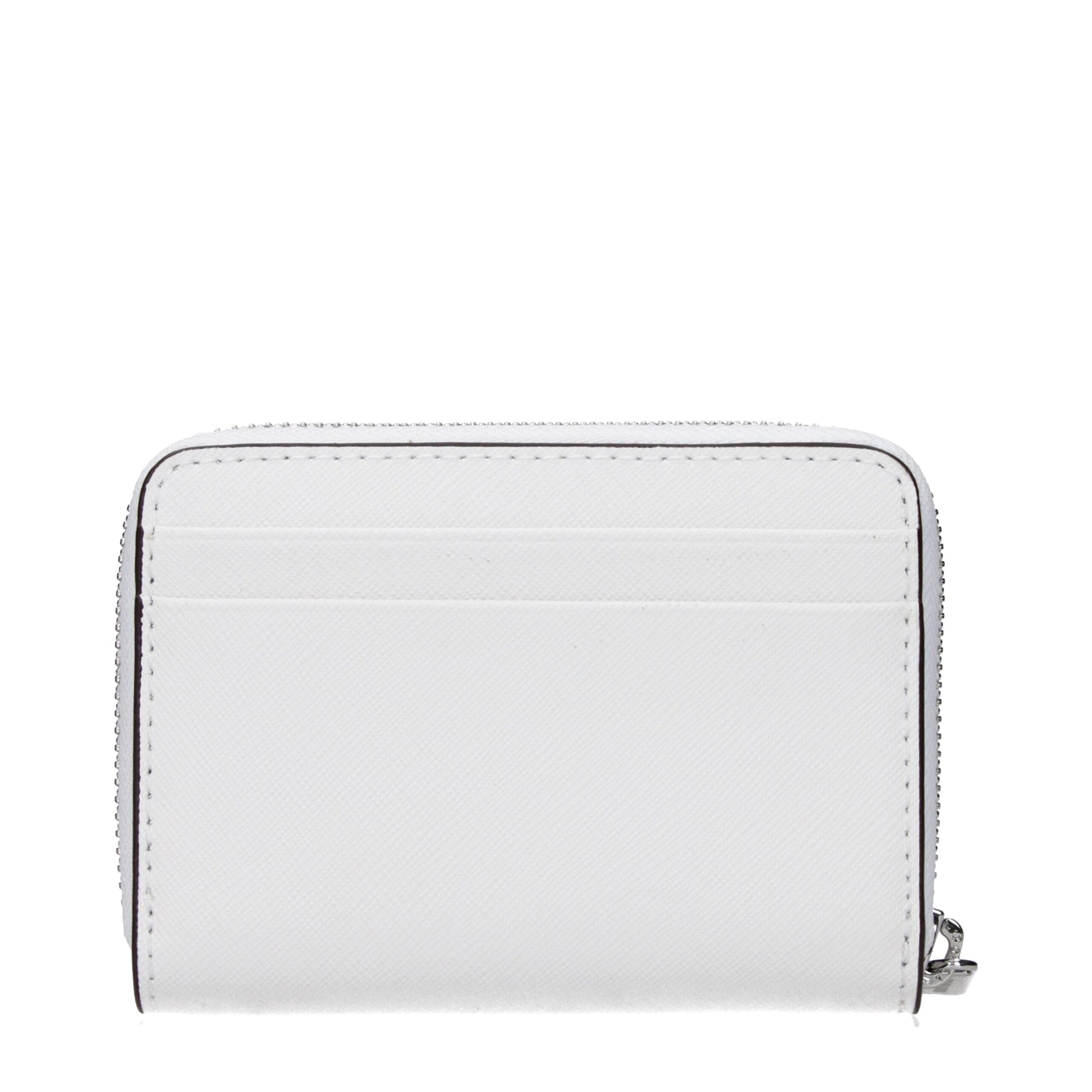 Michael Kors White Leather Cardholder Michael Kors