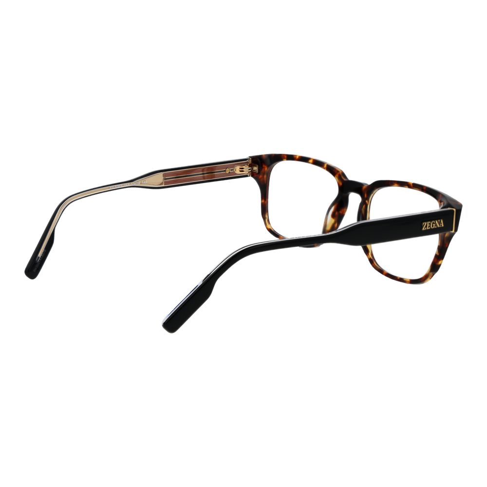 Ermenegildo Zegna Brown Acetate Glasses Frames Ermenegildo Zegna