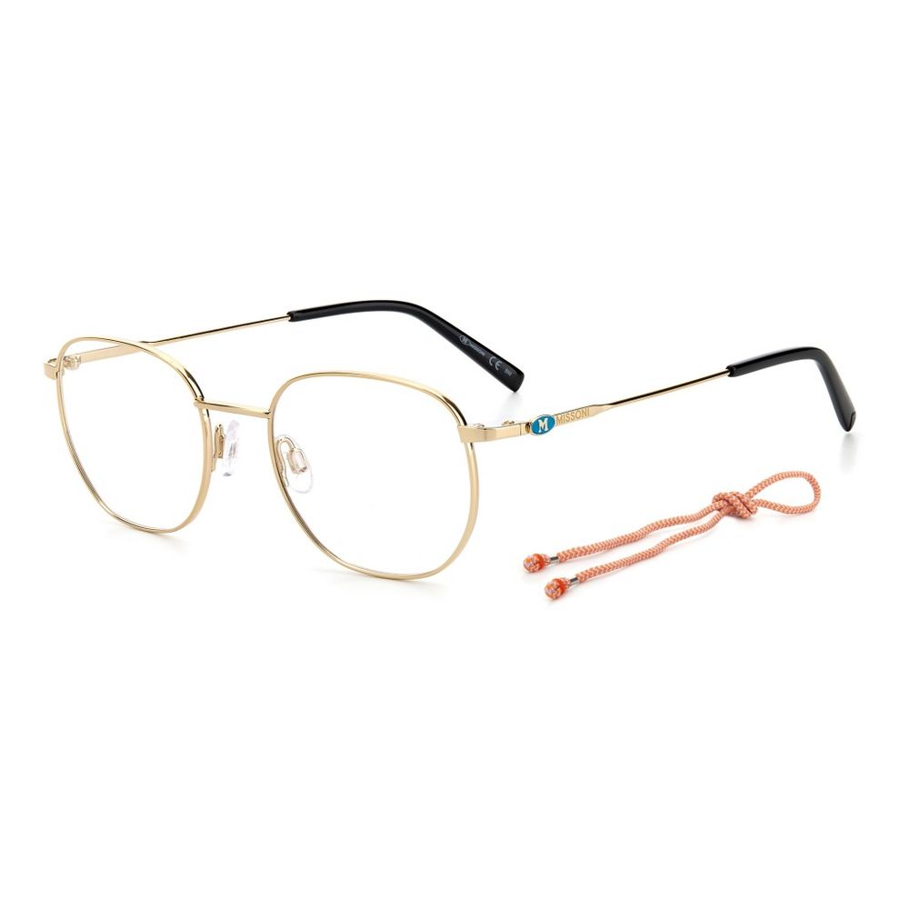 M Missoni Gold Metal Glasses Frames