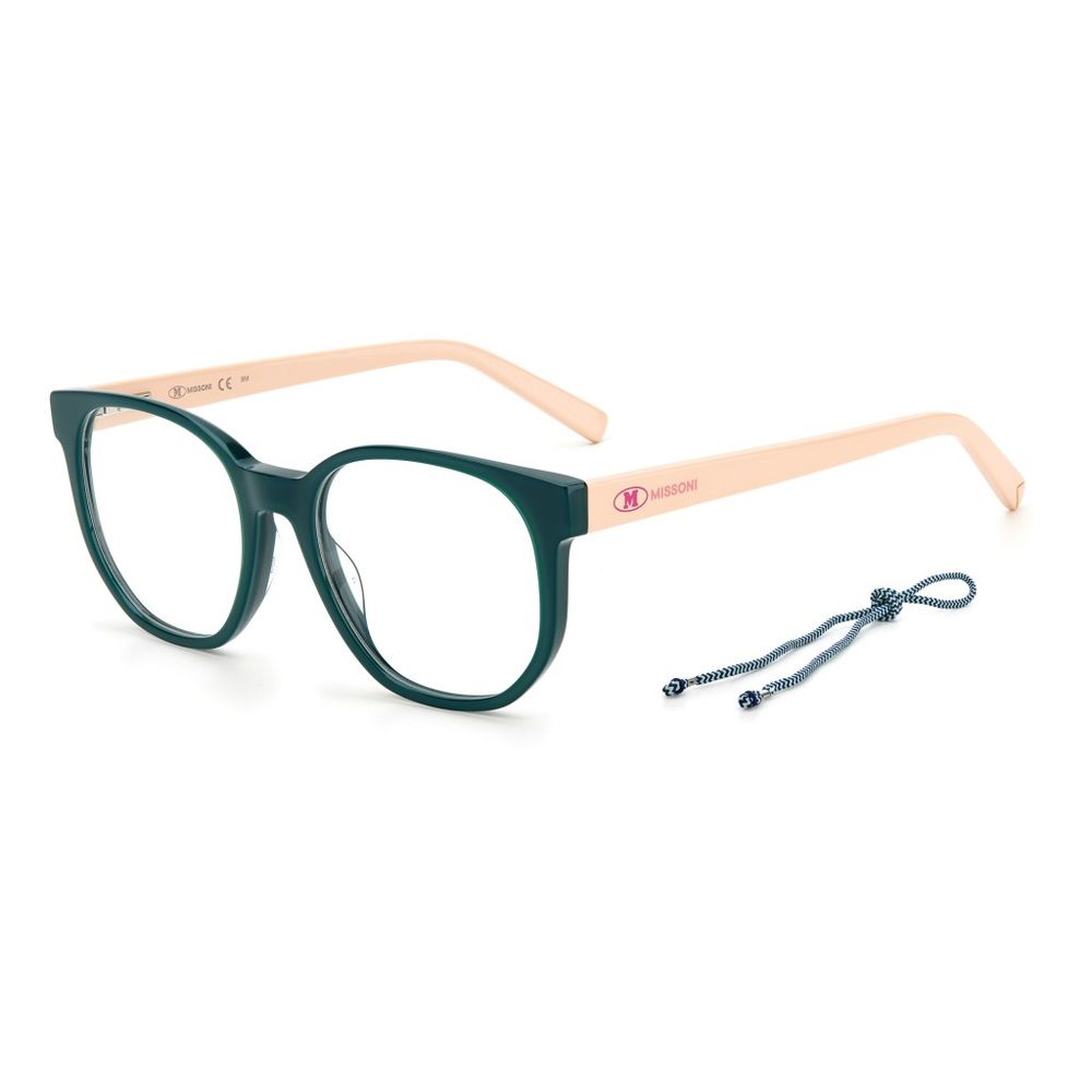 M Missoni Green Acetate Glasses Frames