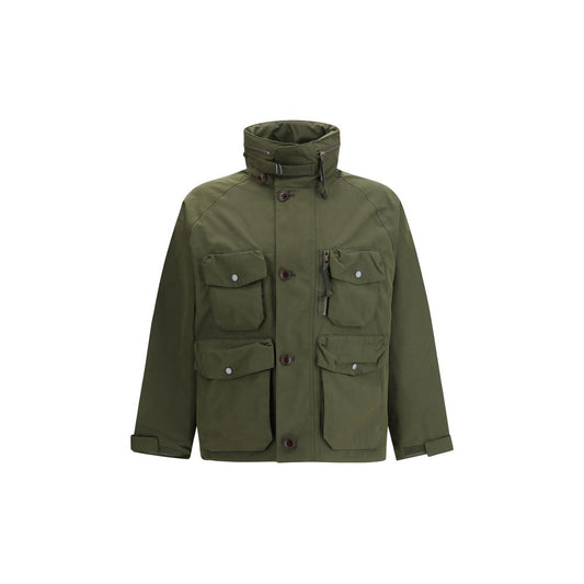 Barbour Green Polyester Shell Jacket