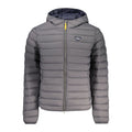 Armata Di Mare men's gray polyamide jacket with a sleek design, featuring a high collar and zip-up front.
