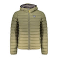 Armata Di Mare men's green polyamide jacket with front zipper and adjustable cuffs, suitable for casual outdoor wear.