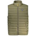 Armata di Mare men's green nylon jacket with front zipper and stand collar, casual and lightweight outerwear.