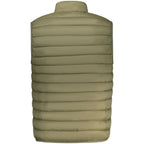 Armata Di Mare men's green polyamide jacket with front zipper and adjustable hood, lightweight and stylish for outdoor wear.