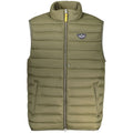Armata Di Mare men's green poliammide jacket with front zipper and stand collar, designed for casual and outdoor wear.
