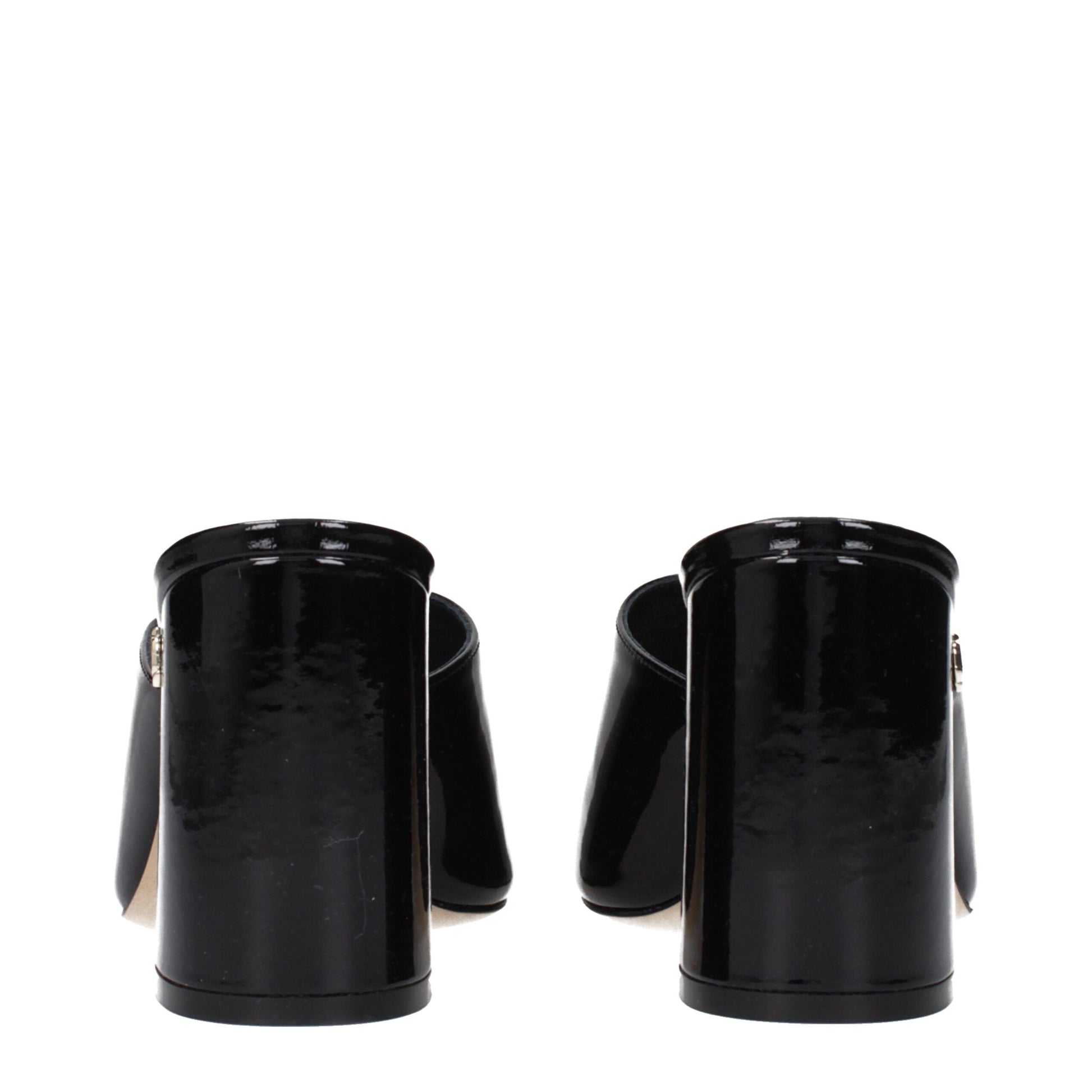 Jimmy Choo Black Leather Platform Sandals