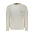 Blue cotton men's sweatshirt by Rifle, featuring a casual fit and soft fabric, shown with a close-up of the front design.