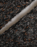 Dolce & Gabbana Gray Virgin Wool Knitted Fingerless Men Gloves