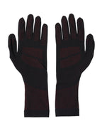 Dolce & Gabbana Black DG Logo Cotton Hands Mitten Men Gloves - Eljoys Fashion 