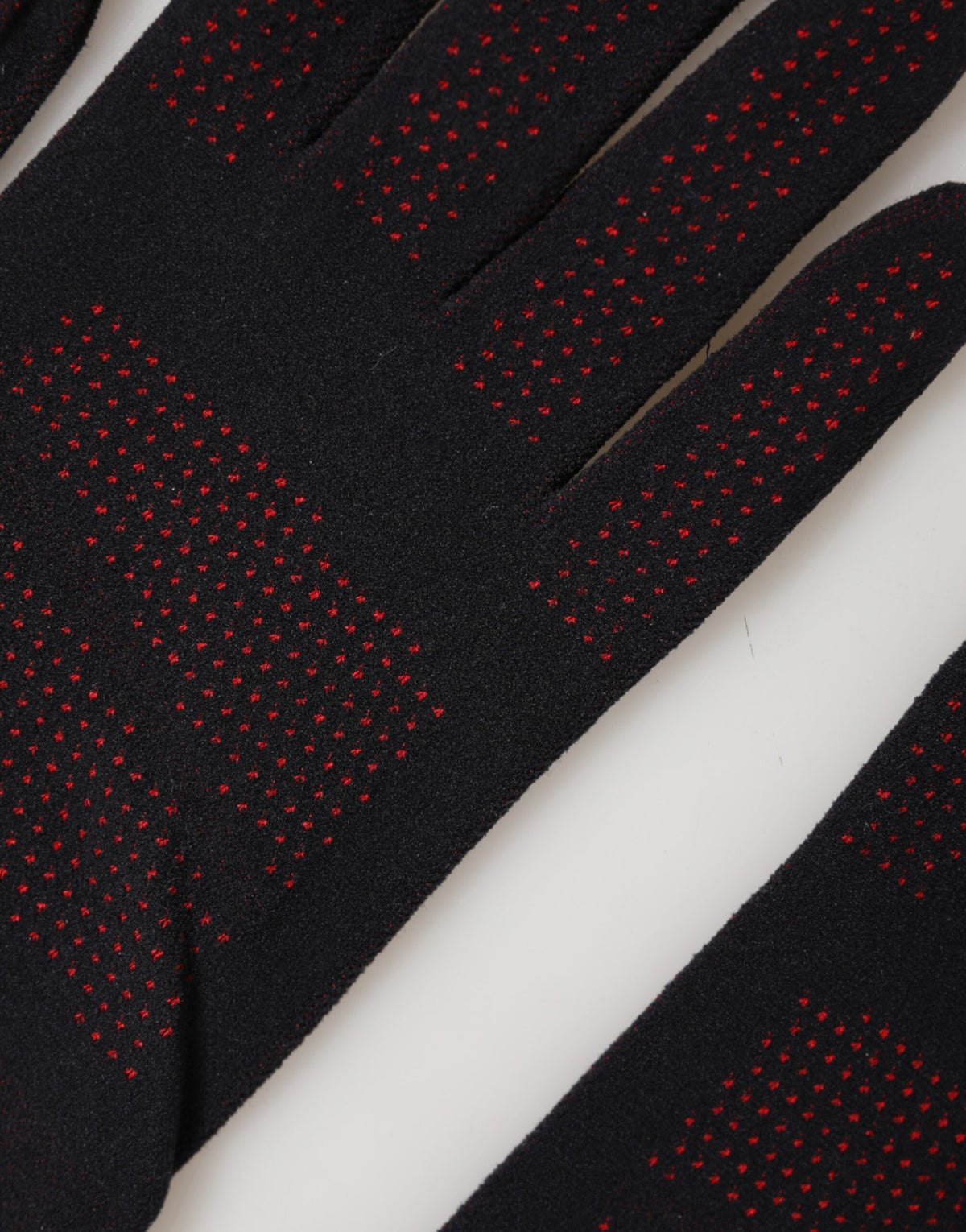 Dolce & Gabbana Black DG Logo Cotton Hands Mitten Men Gloves - Eljoys Fashion 