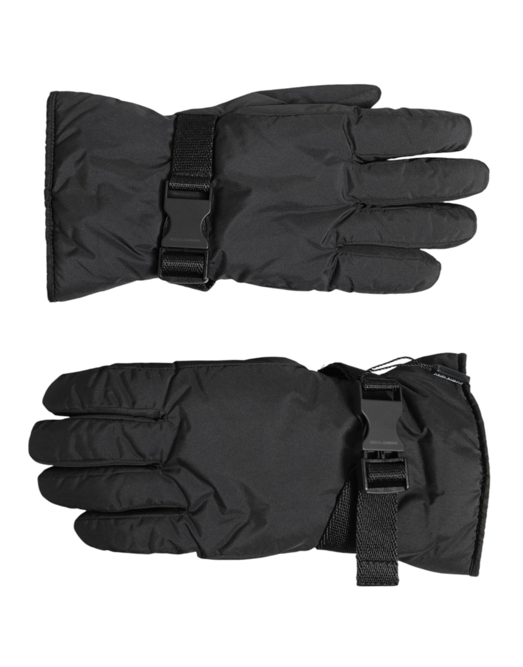 Dolce & Gabbana Black Windproof Ski Winter Warm Non Slip Gloves - Eljoys Fashion 