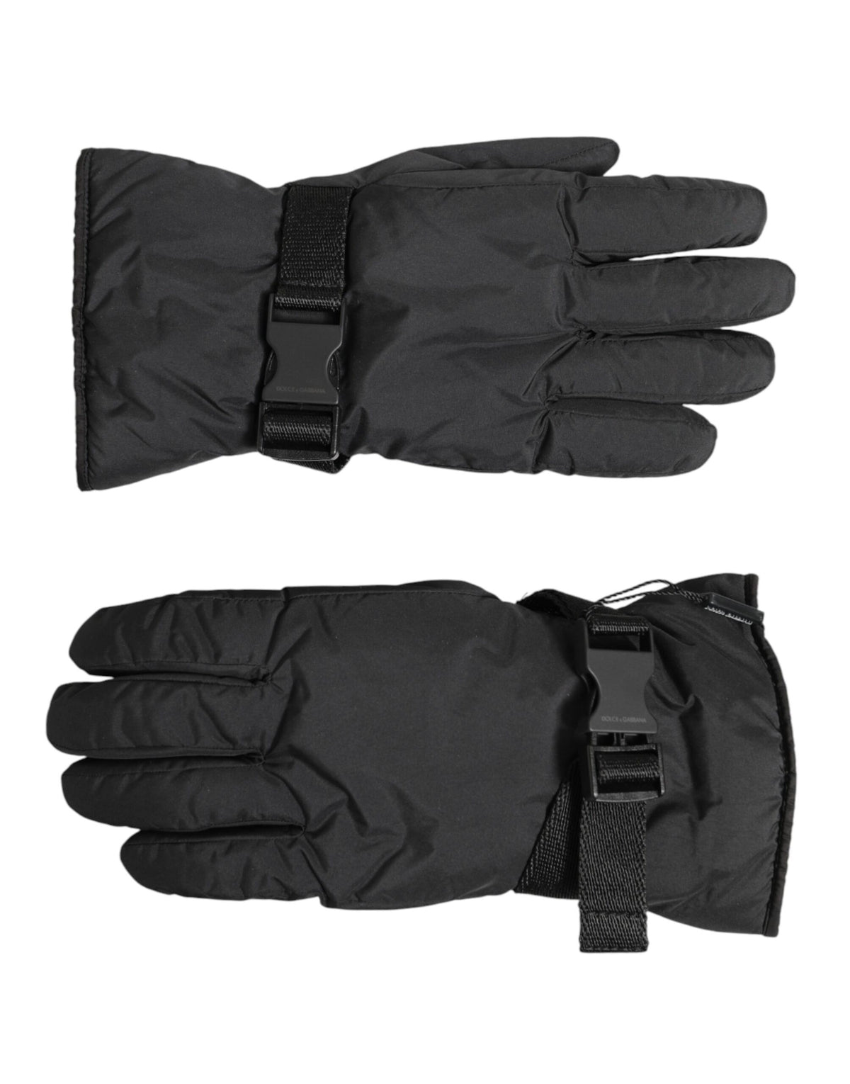 Dolce & Gabbana Black Windproof Ski Winter Warm Non Slip Gloves - Eljoys Fashion 