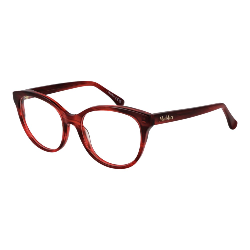 Max Mara Red Acetate Glasses Frames