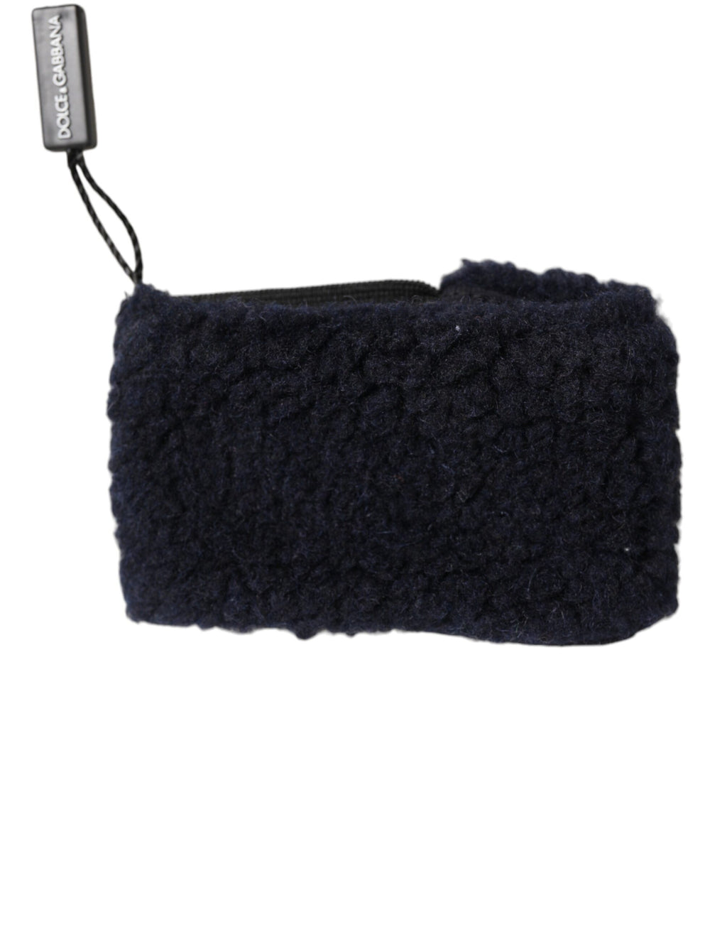 Dolce & Gabbana Black Wool Knitted Sweatbands Men Wristband - Eljoys Fashion 