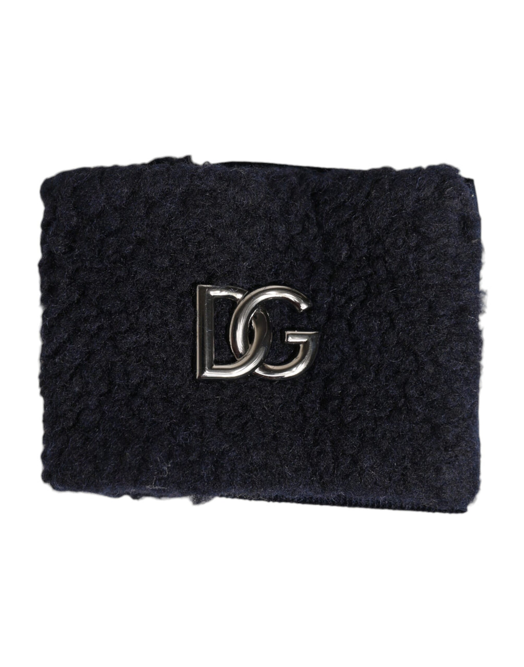 Dolce & Gabbana Black Polyester Logo Plaque Men One Size Wristband - Eljoys Fashion 