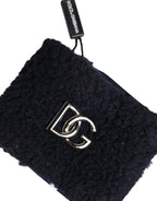 Dolce & Gabbana Black Polyester Logo Plaque Men One Size Wristband - Eljoys Fashion 