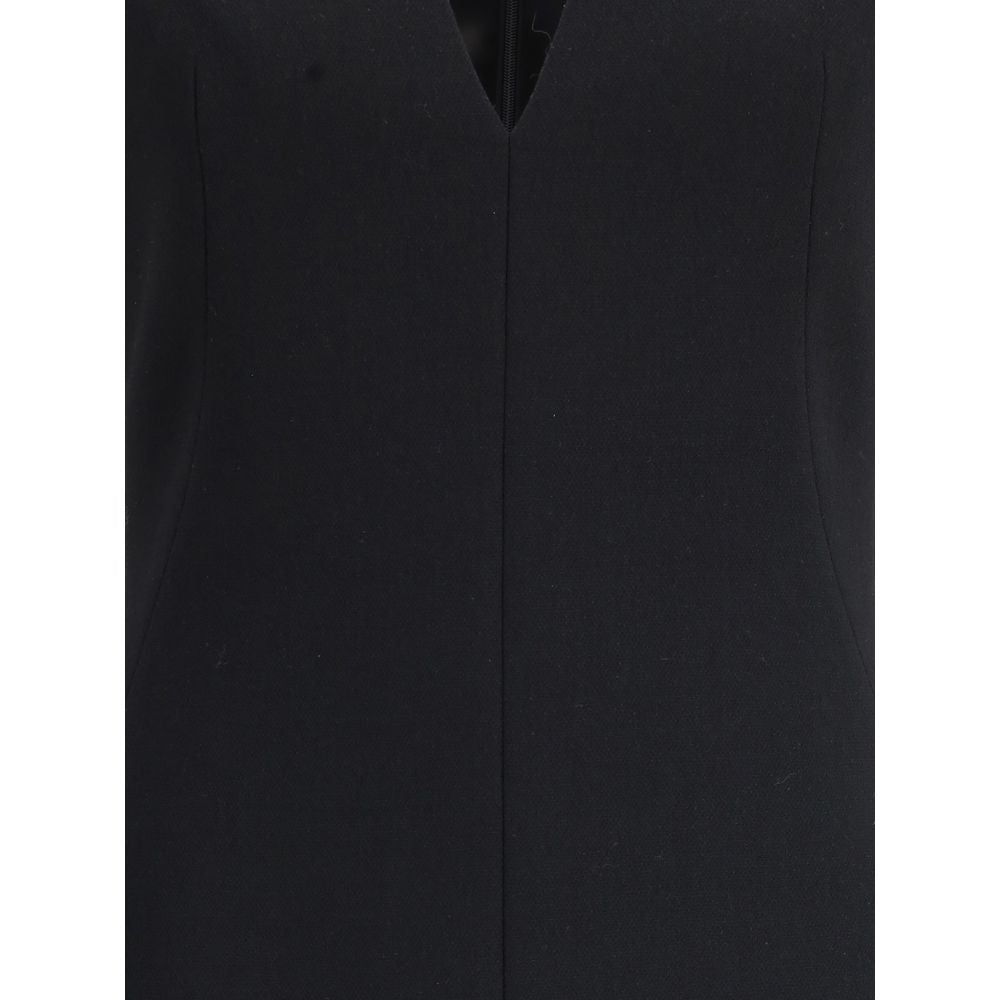 Givenchy Black Wool Casual Dress Givenchy