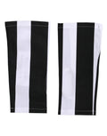 Dolce & Gabbana Black White Nylon Fingerless Wrist Length Gloves - Eljoys Fashion 