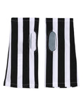 Dolce & Gabbana Black White Nylon Fingerless Wrist Length Gloves - Eljoys Fashion 