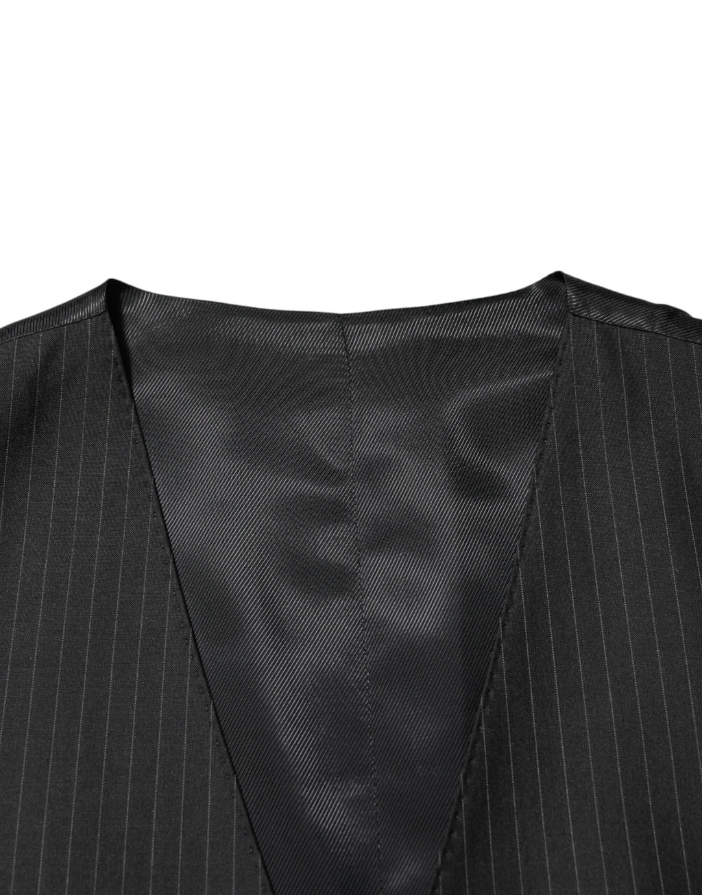 Dolce & Gabbana Black Wool Men Dress Formal Waistcoat Vest - Eljoys Fashion 