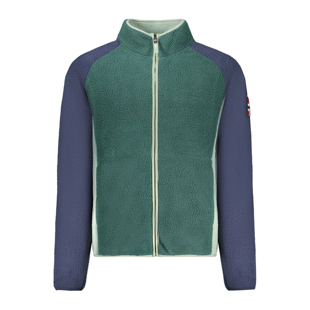 Norway 1963 Verde polyester men's sweatshirt displaying a casual fit and green color, ideal for comfortable everyday wear.