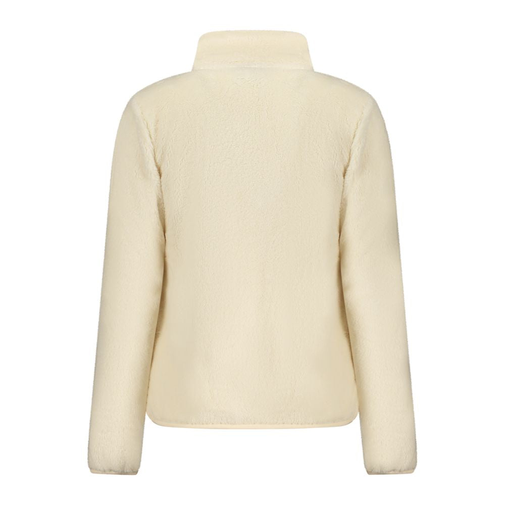 Norway 1963 Bianco polyester women's sweatshirt with a relaxed fit and minimalist design, shown in white fabric.