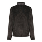 Norway 1963 black polyester women's sweatshirt with a relaxed fit and ribbed cuffs, casual and comfortable for everyday wear.