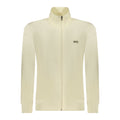 Rifle Bianco Cotton Men's Sweatshirt in white with a crew neck and long sleeves, casual and comfortable for everyday wear.