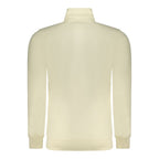 Rifle Bianco cotton men's sweatshirt with a crew neck and long sleeves, in a neutral color, displayed on a plain background.