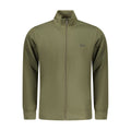 Green Rifle Cotton Men's Sweatshirt with crew neck and long sleeves, casual fit, and ribbed cuffs.