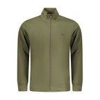 Green Rifle Cotton Men's Sweatshirt with crew neck and long sleeves, casual fit, and ribbed cuffs.