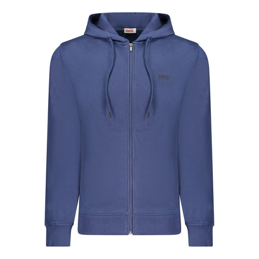 Rifle Blue Cotton Men's Hoodie Rifle