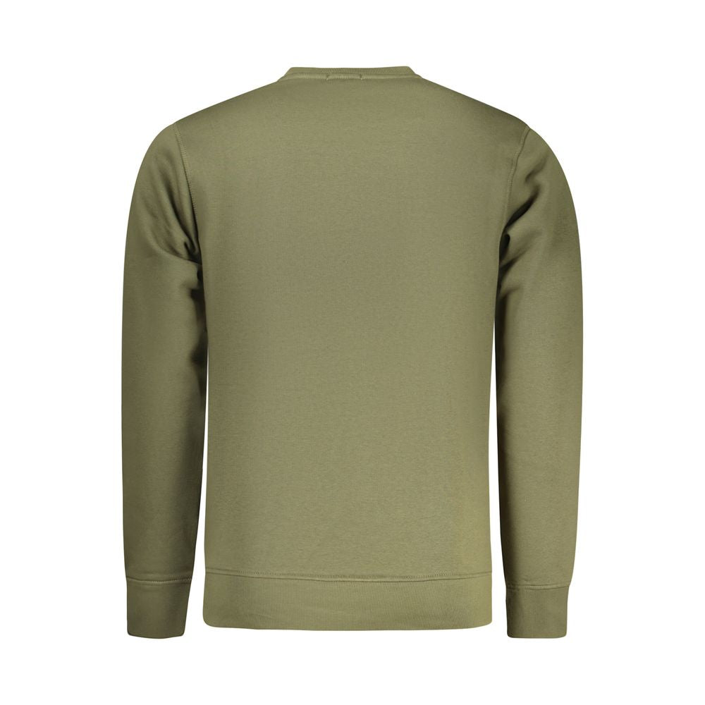 Rifle Verde cotton men's sweatshirt with a comfortable fit and casual style, featuring a classic crewneck design.
