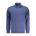 Blue cotton men's sweatshirt by Rifle featuring a comfortable fit and casual style, shown in a front view.