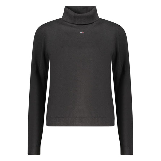 Tommy Hilfiger Black Cotton Women Sweater Tommy Hilfiger