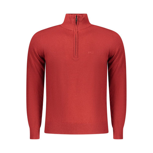 Rifle Red Polyester Men Sweater Rifle
