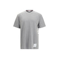 Thom Browne Gray Cotton T-Shirt Thom Browne
