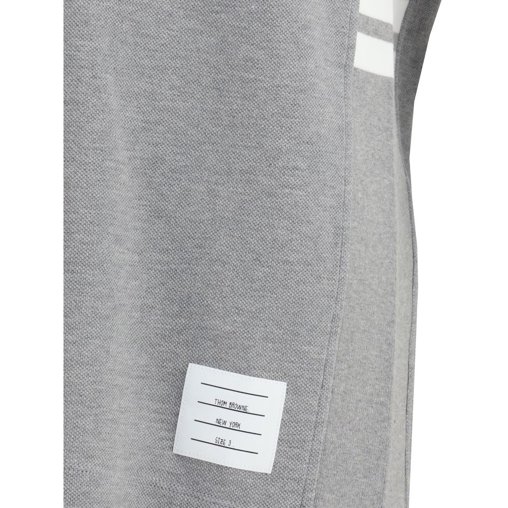 Thom Browne Gray Cotton T-Shirt Thom Browne