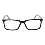 Land Rover black acetate eyeglass frames with a sleek, modern design, showcasing the stylish and durable eyewear.