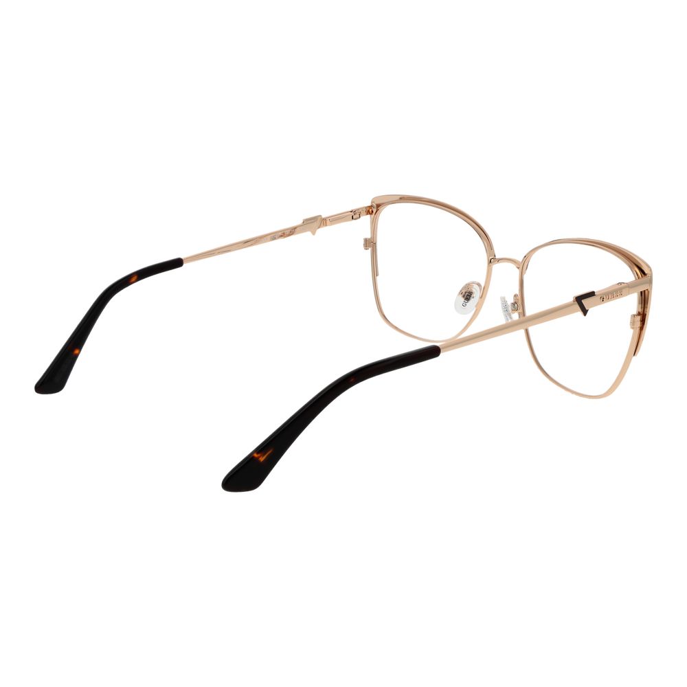 Guess Brown Metal Glasses Frames