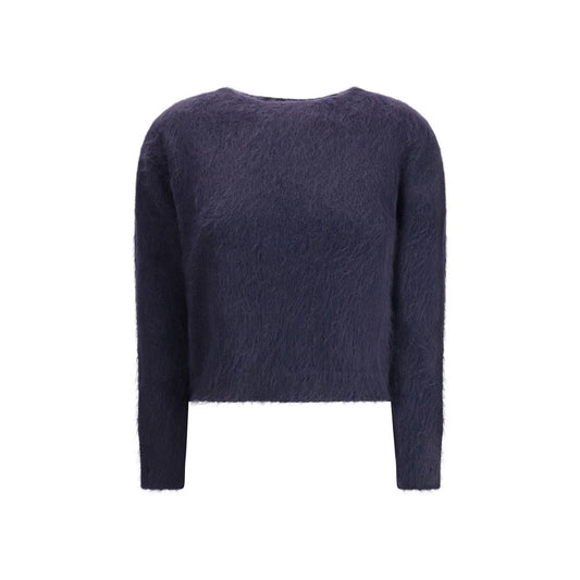 Max Mara Blue Polyamide Sweatshirt Max Mara