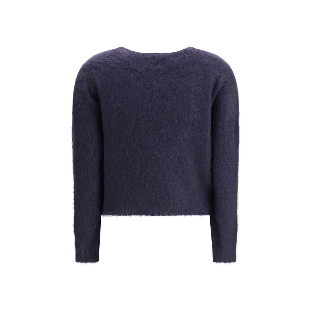 Max Mara Blue Polyamide Sweatshirt Max Mara