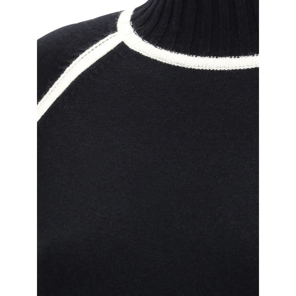 Max Mara Black Wool Turtleneck Max Mara