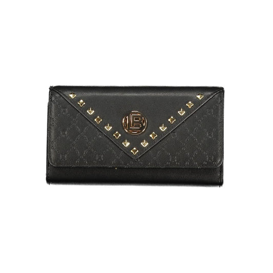 Laura Biagiotti Black Polyurethane Women Wallet
