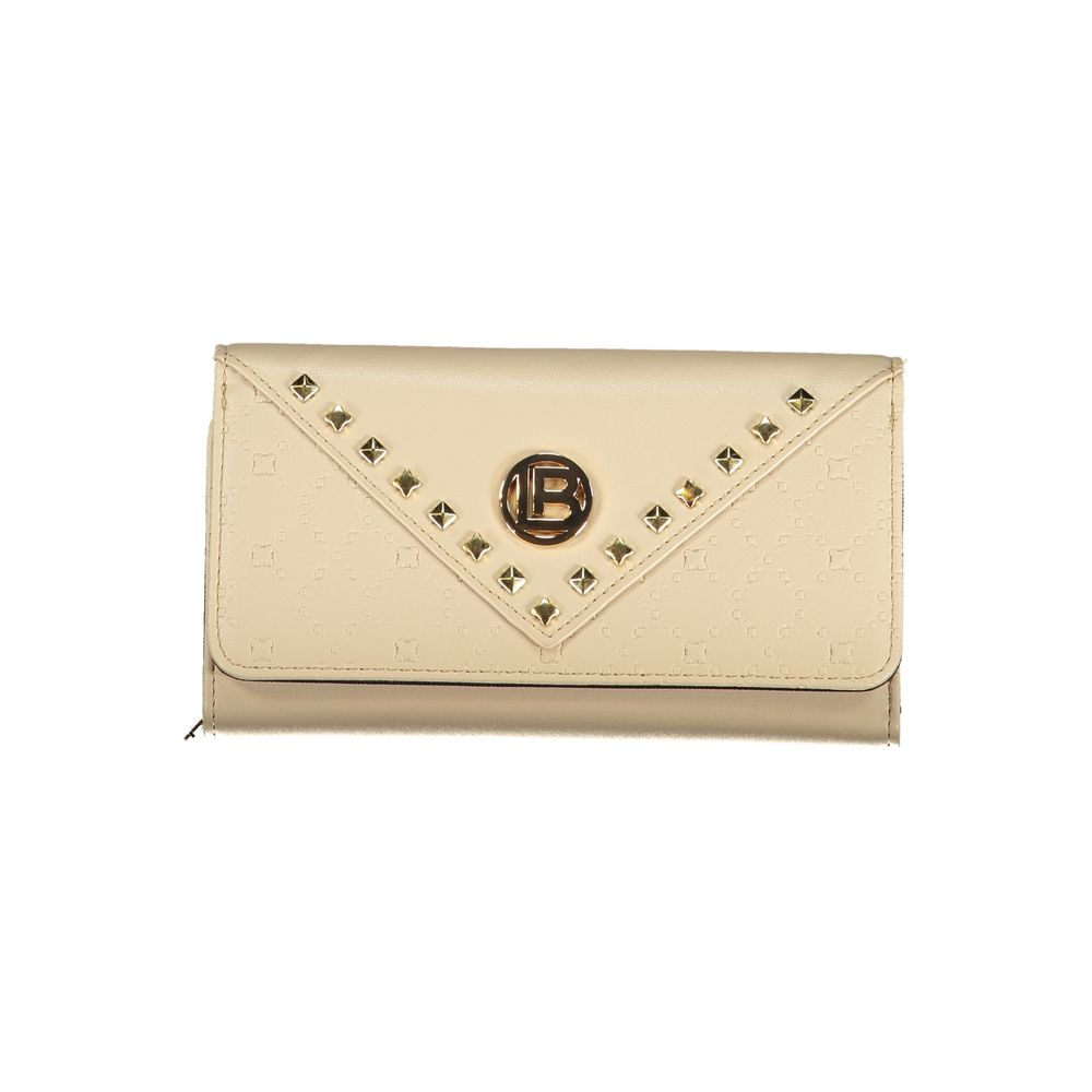 Laura Biagiotti Beige Polyurethane Women Wallet Laura Biagiotti